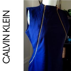 Calvin Klein royal blue dress